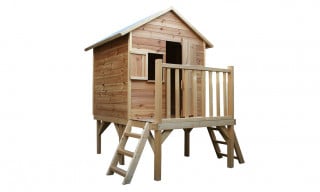 Cabane en bois pour enfants sur pilotis Iloa - 1,35 m² intérieur