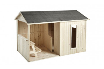 Cabane en bois pour enfants Jazz - 1,25 m² intérieur