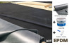 Kit membrane EPDM 457 x 500cm pour toits plats - Ep 1.14mm