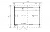 Abri bucher BRETAGNE APPENTIS 34 mm - 5m² intérieur + 2,2m²